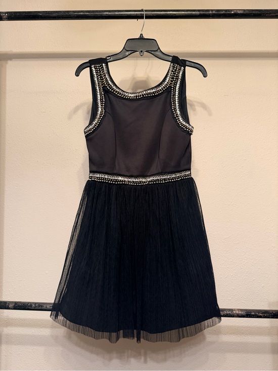 Love Reign Dresses & Skirts - Love Reign Black Beaded Tulle Dance Dress